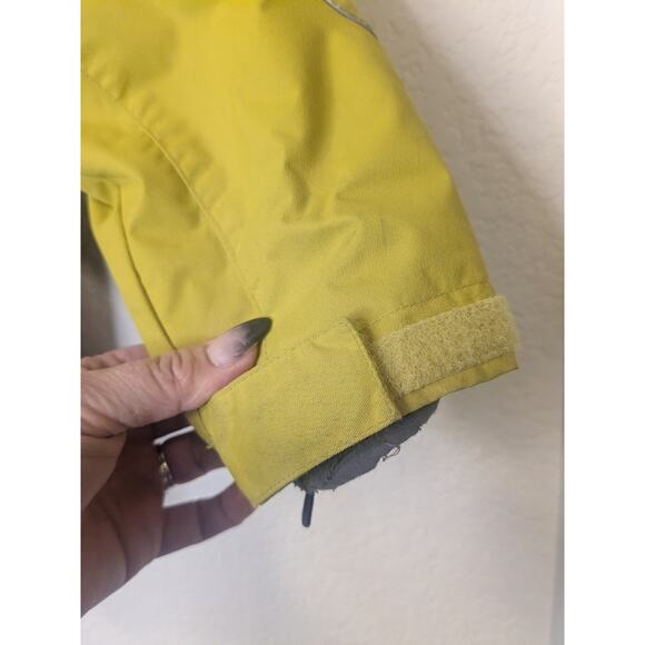 REI Boys 3-In-1 Jacket With Removable Zip Out Fleece Liner Size XS 6/7 Yellow - Picture 4 of 13